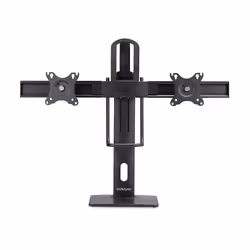 StarTech.com Supporto da Tavolo per Due Monitor- Staffa con barra trasversale per 2 Schermi da 27" VESA 75x75/100x100, altezza regolabile, portata 6 kg per Display - Vista aggiuntiva 3