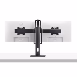 StarTech.com Supporto da Tavolo per Due Monitor- Staffa con barra trasversale per 2 Schermi da 27" VESA 75x75/100x100, altezza regolabile, portata 6 kg per Display - Vista aggiuntiva 4