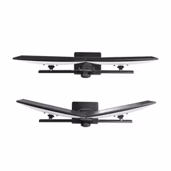 StarTech.com Supporto da Tavolo per Due Monitor- Staffa con barra trasversale per 2 Schermi da 27" VESA 75x75/100x100, altezza regolabile, portata 6 kg per Display - Vista aggiuntiva 7
