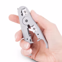 StarTech.com Spelafili e tagliacavi di rete, spelafili professionale per cavi UTP/FTP/STP/Coax, spelafili rotante e pinza per crimpare fili - Vista aggiuntiva 8