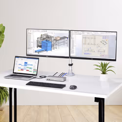 StarTech.com Docking station USB4, USB-C 40Gbps, doppio video HDMI, fino a 2x 4K 60Hz 4:4:4 (RGB) o 2x 4K 120Hz 4:2:2, dock multi monitor, 6x USB, 2,5GbE, 100W PD - Vista aggiuntiva 7