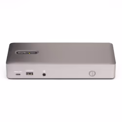 StarTech.com 150UE-USB4DOCKTRIPLE replicatore di porte e docking station per laptop Cablato USB4 Grigio - Vista aggiuntiva 3