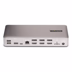 StarTech.com 150UE-USB4DOCKTRIPLE replicatore di porte e docking station per laptop Cablato USB4 Grigio - Vista aggiuntiva 4