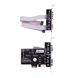 StarTech.com Scheda Seriale PCIe a 4 porte, scheda seriale PCI Express a RS232/RS422/RS485 (DB9), staffa a basso profilo inclusa, UART 16C1050, Windows/Linux, conforme a TAA - Protezione ESD di livello 4 - Vista aggiuntiva 5