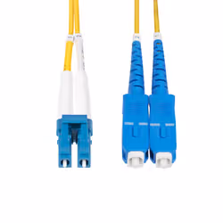 StarTech.com Cavo in fibra ottica duplex monomodale OS2 da LC a SC (UPC) da 10 m, 9/125µm, 100G, Insensibile alla piegatura, Bassa perdita di inserzione, Cavo patch in fibra LSZH - Vista aggiuntiva 6