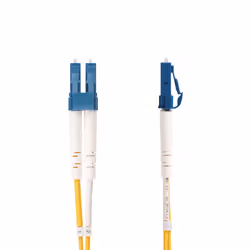 StarTech.com Cavo in fibra ottica duplex monomodale OS2 da LC a SC (UPC) da 15 m, 9/125µm, 100G, Insensibile alla piegatura, Bassa perdita di inserzione, Cavo patch in fibra 5LSZH