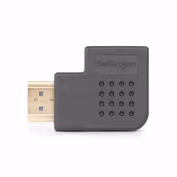 StarTech.com Adattatore HDMI 2.0 ad angolo retto da maschio a femmina, salvaporta HDMI ad alta velocità orizzontale a 90 gradi, 4K 60Hz, M/F - Vista aggiuntiva 5