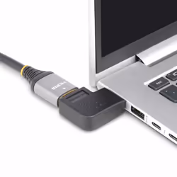 StarTech.com Adattatore HDMI 2.0 ad angolo retto da maschio a femmina, salvaporta HDMI ad alta velocità orizzontale a 90 gradi, 4K 60Hz, M/F - Vista aggiuntiva 6
