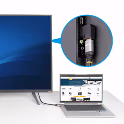 StarTech.com Adattatore HDMI 2.0 ad angolo retto da maschio a femmina, salvaporta HDMI ad alta velocità orizzontale a 90 gradi, 4K 60Hz, M/F - Vista aggiuntiva 7