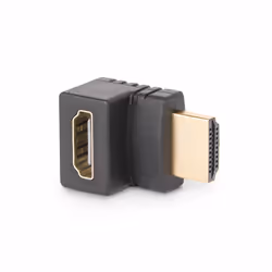 StarTech.com Adattatore HDMI 2.0 con angolo di 90 gradi verso l'alto, da maschio a femmina, salvaporta HDMI verticale angolato a 90 gradi, 4K 60Hz, M/F - Vista aggiuntiva 2