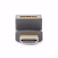 StarTech.com Adattatore HDMI 2.0 con angolo di 90 gradi verso l'alto, da maschio a femmina, salvaporta HDMI verticale angolato a 90 gradi, 4K 60Hz, M/F - Vista aggiuntiva 5