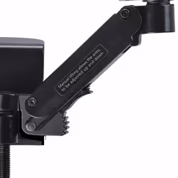 StarTech.com Bracciolo regolabile per scrivania, supporto ergonomico per braccio/gomito, rotazione di 360 gradi, installazione a morsetto/ senza trapano, nero - Vista aggiuntiva 7