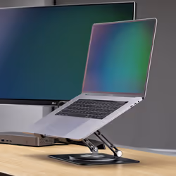 StarTech.com ATFR-LAPTOP-RISER supporto per laptop Supporto per computer portatile Argento - Vista aggiuntiva 8