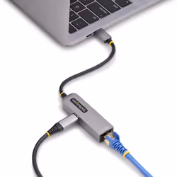 StarTech.com Adattatore Ethernet USB C, Convertitore di Rete NBASE-T 2.5/1GbE da USB Type-C 3.0 a RJ45, NIC PD 100W Pass-Through compatibile Thunderbolt, Win e Mac - Vista aggiuntiva 6