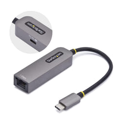 StarTech.com Adattatore Ethernet USB C, Convertitore di Rete 1Gbps da USB Type-C 3.0 a RJ45, NIC PD 100W Pass-Through compatibile Thunderbolt, Win e Mac