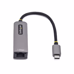 StarTech.com Adattatore Ethernet USB C, Convertitore di Rete 1Gbps da USB Type-C 3.0 a RJ45, NIC PD 100W Pass-Through compatibile Thunderbolt, Win e Mac