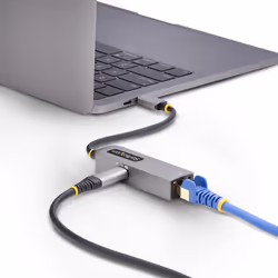 StarTech.com Adattatore Ethernet USB C, Convertitore di Rete 1Gbps da USB Type-C 3.0 a RJ45, NIC PD 100W Pass-Through compatibile Thunderbolt, Win e Mac - Vista aggiuntiva 7