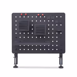 StarTech.com Pannello forato portautensili in acciaio con accessori, 42x32 cm, portaoggetti da scrivania, pannello forato da tavolo con morsetto, nero - Vista aggiuntiva 4