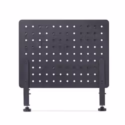 StarTech.com Pannello forato portautensili in acciaio con accessori, 42x32 cm, portaoggetti da scrivania, pannello forato da tavolo con morsetto, nero - Vista aggiuntiva 5