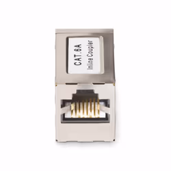 StarTech.com Accoppiatore RJ45 schermato, accoppiatore Cat6a in linea, pinout da femmina a femmina (F/F) T568B, estensione cavo Ethernet schermato