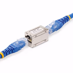 StarTech.com Accoppiatore RJ45 schermato, accoppiatore Cat6a in linea, pinout da femmina a femmina (F/F) T568B, estensione cavo Ethernet schermato - Vista aggiuntiva 4