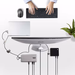 StarTech.com Kit di sicurezza per computer portatili/desktop e periferiche, blocco di sicurezza antifurto, K-Slot, cavo in acciaio da 3m, 3 dispositivi, serratura a 4 cifre ripristinabile dall'utente - Vista aggiuntiva 7