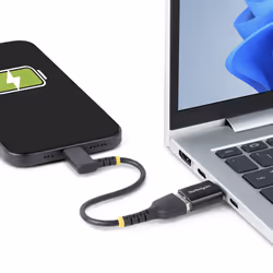 StarTech.com Adattatore USB-C a USB-A, USB 5Gbps, adattatore compatto da USB Tipo-C maschio a USB Tipo-A femmina, alloggiamento in metallo resistente, M/F - Vista aggiuntiva 7