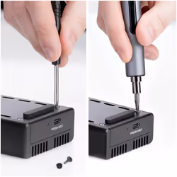 StarTech.com 1USB4-NVME-ENCLOSURE contenitore di unità di archiviazione Box esterno SSD Nero M.2 - Vista aggiuntiva 5