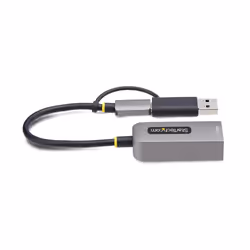 StarTech.com Adattatore da USB-C a Ethernet con dongle USB-A, 10/100/1000Mbps, adattatore di rete da USB 3.0 a Gigabit Ethernet, cavo collegato 6in/15cm, adattatore USB GbE - Vista aggiuntiva 5