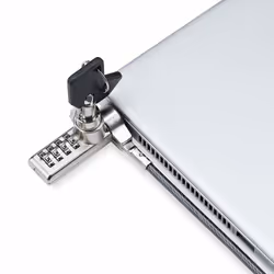 StarTech.com Cavo di Sicurezza per Notebook a duplice accesso da 2m, con chiave identica e a combinazione per dispositivi K-Slot, cavo d'acciaio antifurto per laptop - 10 Pezzi - Vista aggiuntiva 6