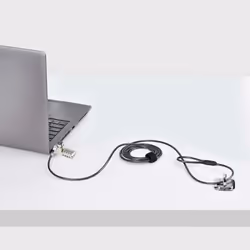 StarTech.com Cavo di Sicurezza per Notebook a duplice accesso da 2m, con chiave identica e a combinazione per dispositivi K-Slot, cavo d'acciaio antifurto per laptop - 10 Pezzi - Vista aggiuntiva 7