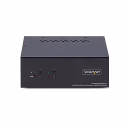 StarTech.com Switch KVM a 2 porte con doppio monitor DisplayPort e HDMI, 4K 60Hz, 1 monitor HDMI e 1 DP, hub USB 5Gbps a 2 porte, 2 porte USB HID, conforme TAA - Vista aggiuntiva 3