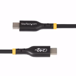StarTech.com Cavo di Ricarica USB-C da 2m, cavo USB-C certificato USB-IF, 240W PD EPR, cavo trasferimento dati USB 2.0 Tipo-C per laptop, rivestimento in TPE, M/M - Vista aggiuntiva 4
