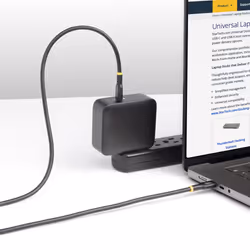 StarTech.com Cavo di Ricarica USB-C da 3m, cavo USB-C certificato USB-IF, 240W PD EPR, cavo trasferimento dati USB 2.0 Tipo-C per laptop, rivestimento in TPE, M/M - Vista aggiuntiva 6