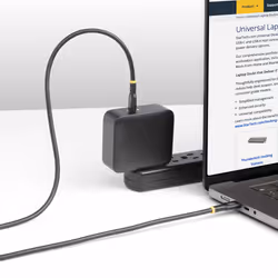 StarTech.com Cavo di Ricarica USB-C da 4m, cavo USB-C certificato USB-IF, 240W PD EPR, cavo trasferimento dati USB 2.0 Tipo-C per laptop, rivestimento in TPE, M/M - Vista aggiuntiva 6