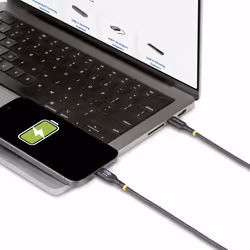 StarTech.com Cavo di Ricarica USB-C da 4m, cavo USB-C certificato USB-IF, 240W PD EPR, cavo trasferimento dati USB 2.0 Tipo-C per laptop, rivestimento in TPE, M/M - Vista aggiuntiva 7