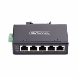 StarTech.com Switch di Rete Industriale non gestito a 5 porte, 100/1000 Ethernet, montaggio su guida DIN/parete, Switch Gigabit IP30 robusto, -40 - 75&deg;C, 9~60V CC, TAA - Vista aggiuntiva 3