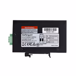 StarTech.com Switch di Rete Industriale non gestito a 5 porte, 100/1000 Ethernet, montaggio su guida DIN/parete, Switch Gigabit IP30 robusto, -40 - 75&deg;C, 9~60V CC, TAA - Vista aggiuntiva 6
