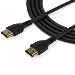 StarTech.com Cavo HDMI 2.0 certificato Premium con Ethernet da 1,5m- Durevole ad alta velocità UHD 4K 60Hz HDR - Robusto cavetto HDMI M/M con fibra aramidica - TPE - Monitor, TV e display Ultra HD