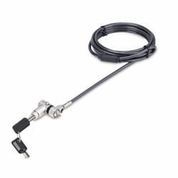 StarTech.com Cavo di sicurezza per computer con chiave master, compatibile con Nano/K-Slot, cavo antifurto resistente al taglio, blocco universale per computer portatile da 2m, confezione da 25 pezzi