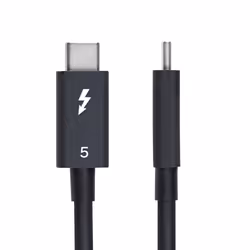 StarTech.com TBLT5MM1M240W Cavo Thunderbolt 1 m 80 Gbit/s Nero