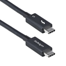 StarTech.com TBLT5MM80CM240W Cavo Thunderbolt 0,8 m 80 Gbit/s Nero