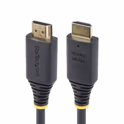 StarTech.com Cavo HDMI ad alta velocità da 30 cm, 4K 60Hz/1440p 144Hz, HDR10/HDCP 2.2/ARC, 18Gbps, cavo UHD HDMI 2.0 per TV/M ...