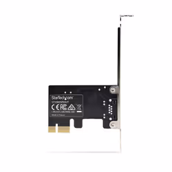 StarTech.com Scheda di rete PCIe Gigabit a 1 porta, scheda LAN PCI Express 10/100/1000Mbps, Adattatore di rete/NIC, Realtek RTL8111H, Windows e Linux, conforme a TAA - Vista aggiuntiva 5