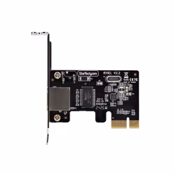 StarTech.com Scheda di rete PCIe Gigabit a 1 porta, scheda NIC a basso profilo, adattatore di rete LAN PCI Express 10/100/1000Mbps, Realtek RTL8111H, Windows e Linux, conforme a TAA - Vista aggiuntiva 5