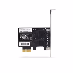 StarTech.com Scheda di rete PCIe Gigabit a 2 porte, adattatore di rete LAN PCI Express da 10/100/1000 Mbps, duplice Realtek RTL8111H, compatibile con Windows e Linux, TAA - Vista aggiuntiva 6