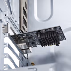 StarTech.com Scheda di Rete PCIe Gigabit a 2 Porte 5G, Interfaccia LAN PCI Express 5G/2,5G/1G/100M/10M, Realtek RTL8126, NIC Multi-Gigabit per Windows e Linux, TAA - Vista aggiuntiva 7