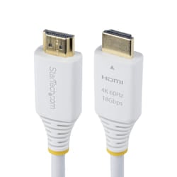 StarTech.com Cavo HDMI Premium Certificato Alta Velocità da 3m, 4K 60Hz / 1440p 144Hz, HDR10 / HDCP 2.2 / ARC, 18 Gbps, UHD HDMI 2.0 per TV / Monitor / Display, Rivestimento in TPE, Bianco