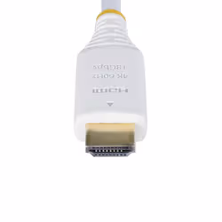 StarTech.com Cavo HDMI Premium Certificato Alta Velocità da 3m, 4K 60Hz / 1440p 144Hz, HDR10 / HDCP 2.2 / ARC, 18 Gbps, UHD HDMI 2.0 per TV / Monitor / Display, Rivestimento in TPE, Bianco - Vista aggiuntiva 5