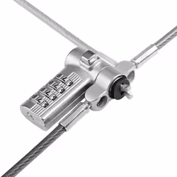 StarTech.com Cavi di Sicurezza per Notebook universali da 2m, cavo di sicurezza serializzato per notebook, compatibile con Nano/K-Slot, cavo a combinazione senza chiave, TAA - Vista aggiuntiva 6